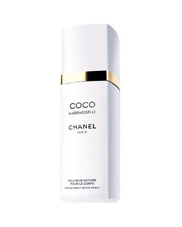 coco mademoiselle satin body spray